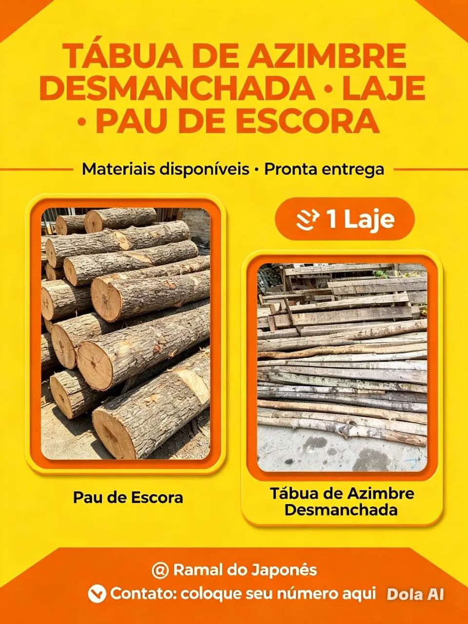 Ainda temos pau de escora e Tábua de azinbre  - Foto 2