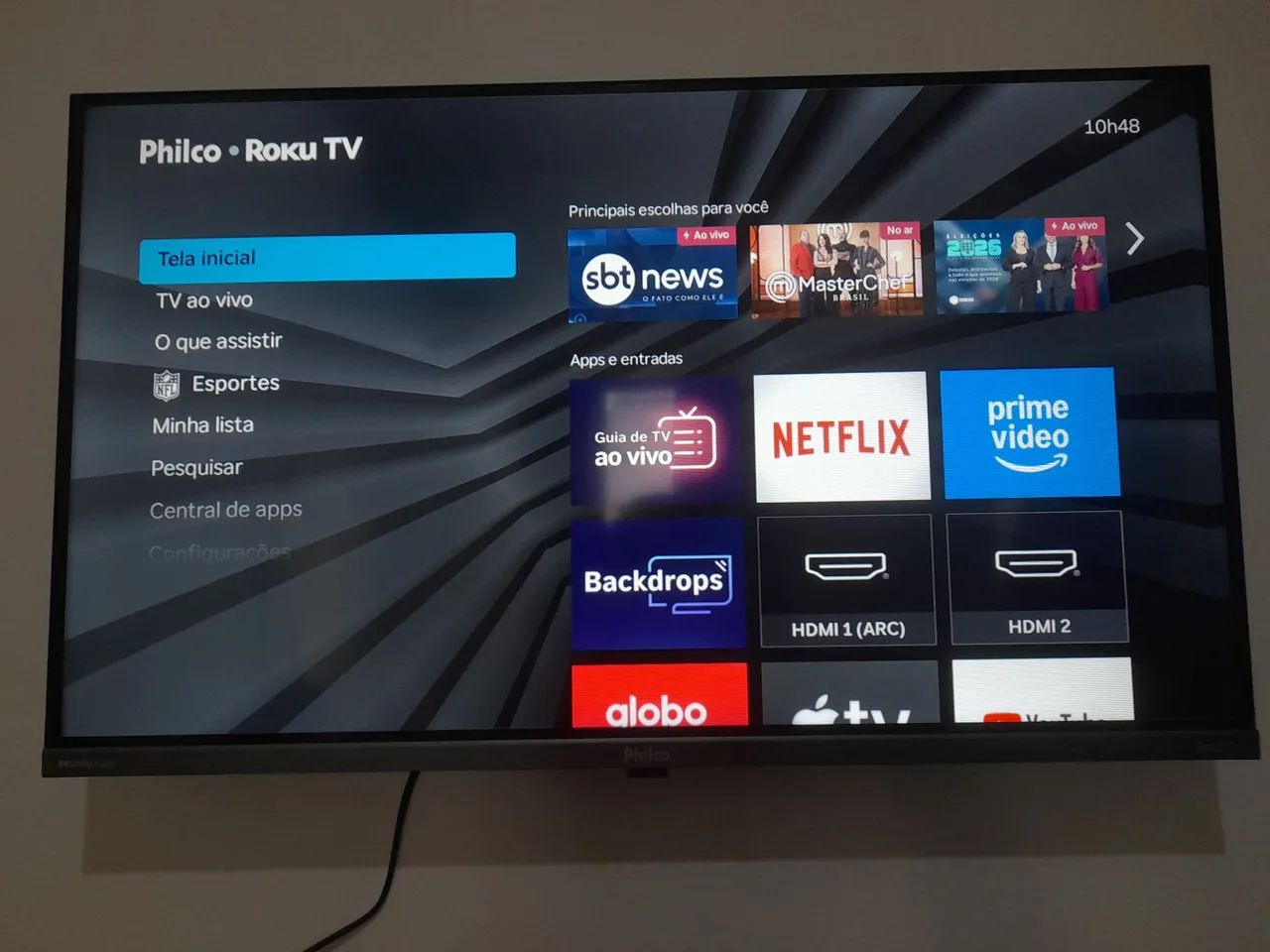TV Philco 32" - Smart TV - Roku TV