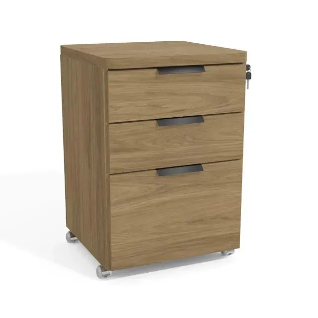 MESA COM GAVETEIRO ESCRITÓRIO HOME OFFICE 1,5M 3 GAVETAS KAPPESBERG - Foto 3