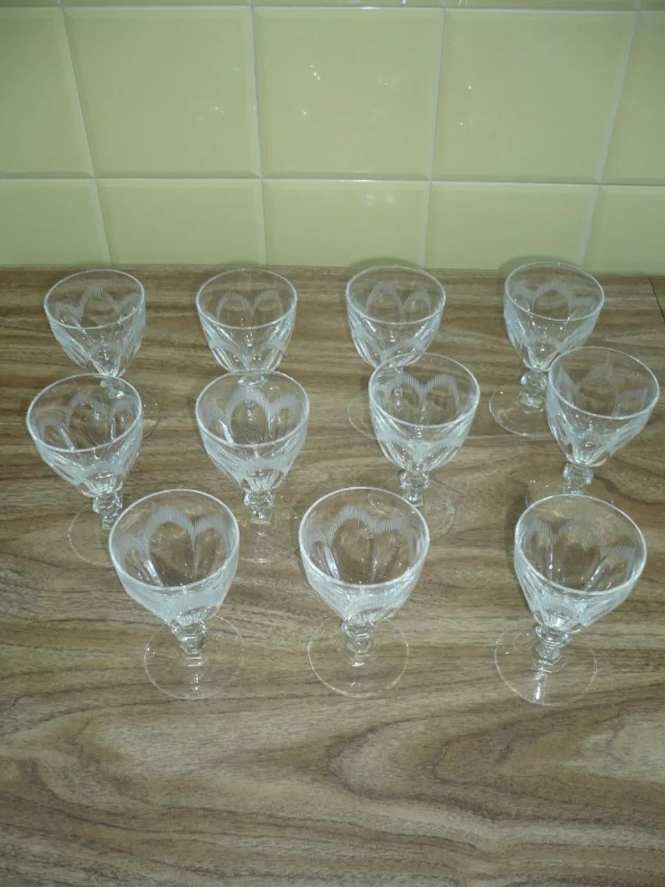 CONJUNTO  DE  TAÇAS  DE  CRISTAL - Foto 2