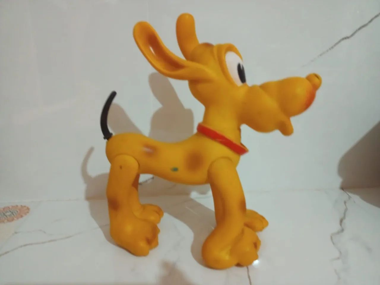 Antigo Cachorro Pluto de borracha Estrela  - Foto 3