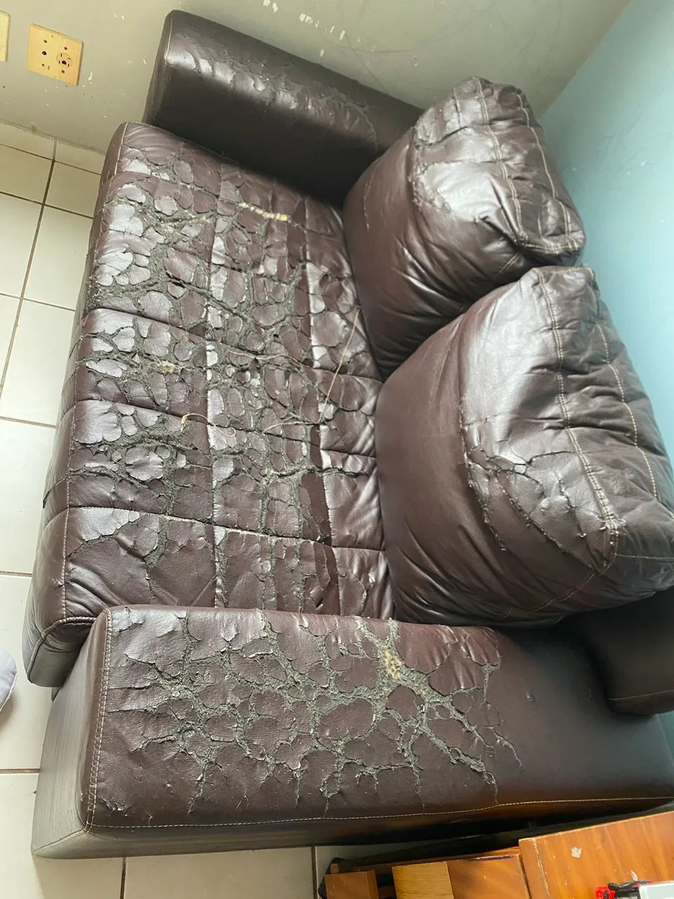 DOAÇÃO - Sofá com capas65566182777218124