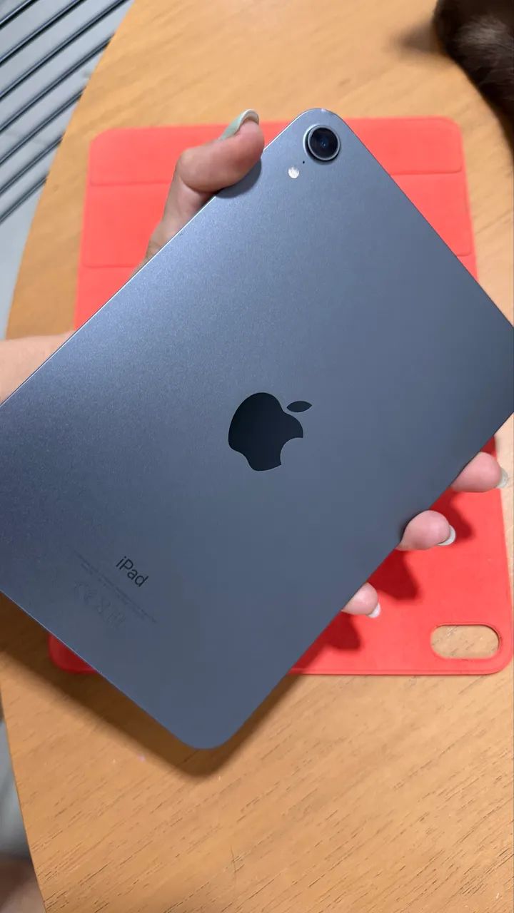 iPad Mini 6 Cinza Espacial 64GB + Capa Original Apple + Caneta +