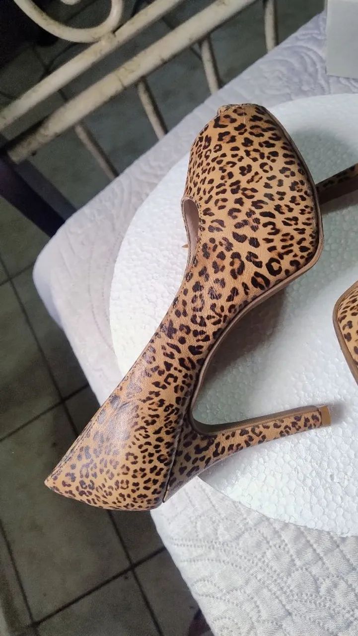 Sapato onça couro legítimo 37 in loco - Foto 3
