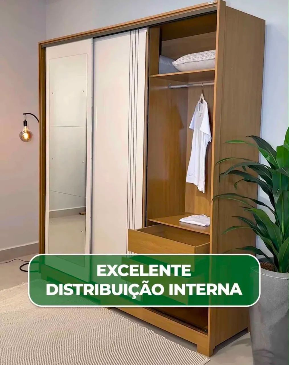 Guarda roupa casal dallas - Foto 2