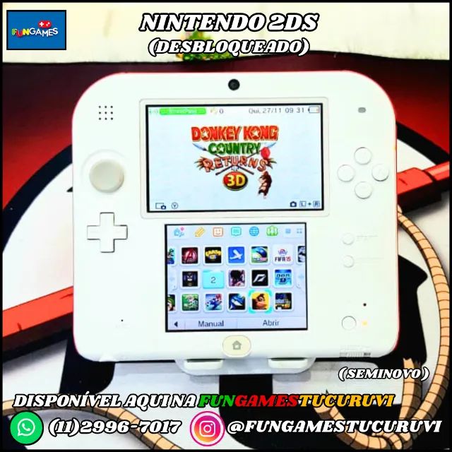 Nintendo 2DS: Desbloqueado - Foto 4