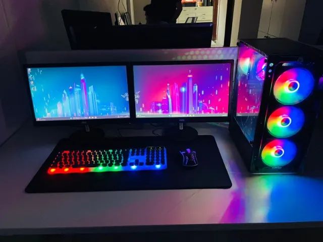 PC Gamer RYZEN Completo + 2 Monitores - Foto 4