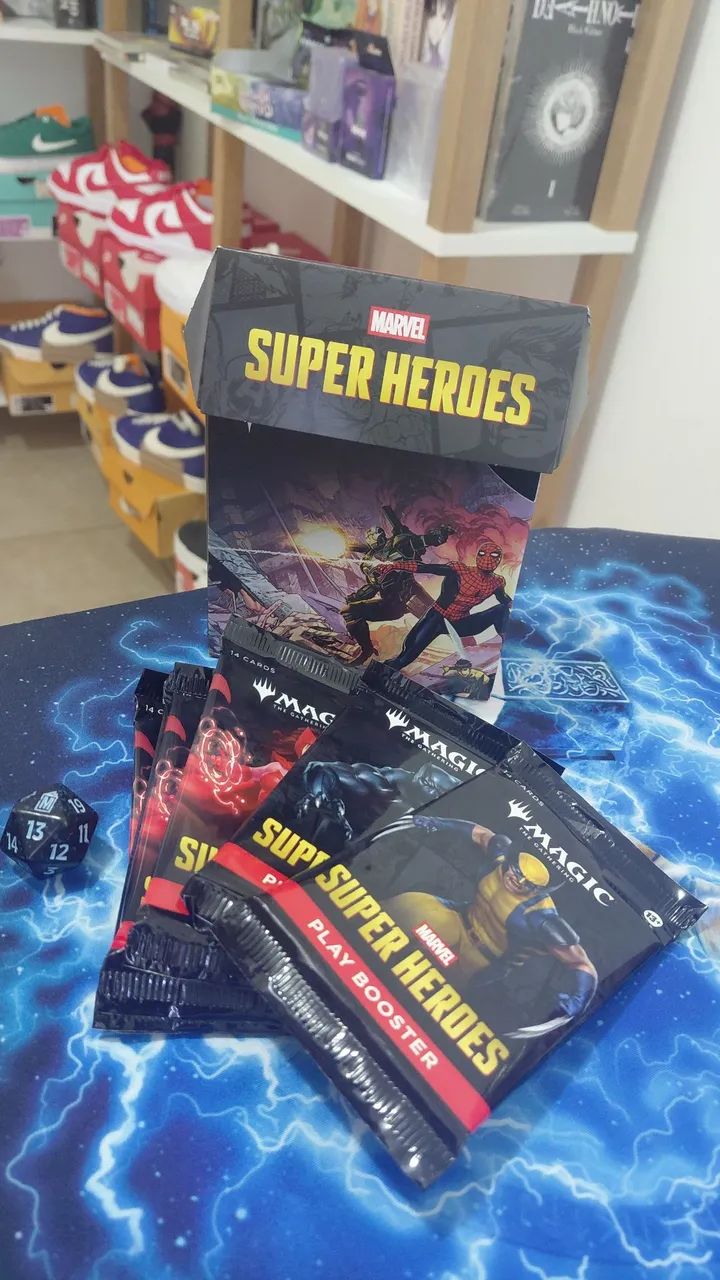 Kit de Pré-Lançamento MTG Marvel Super Heroes  - Foto 2