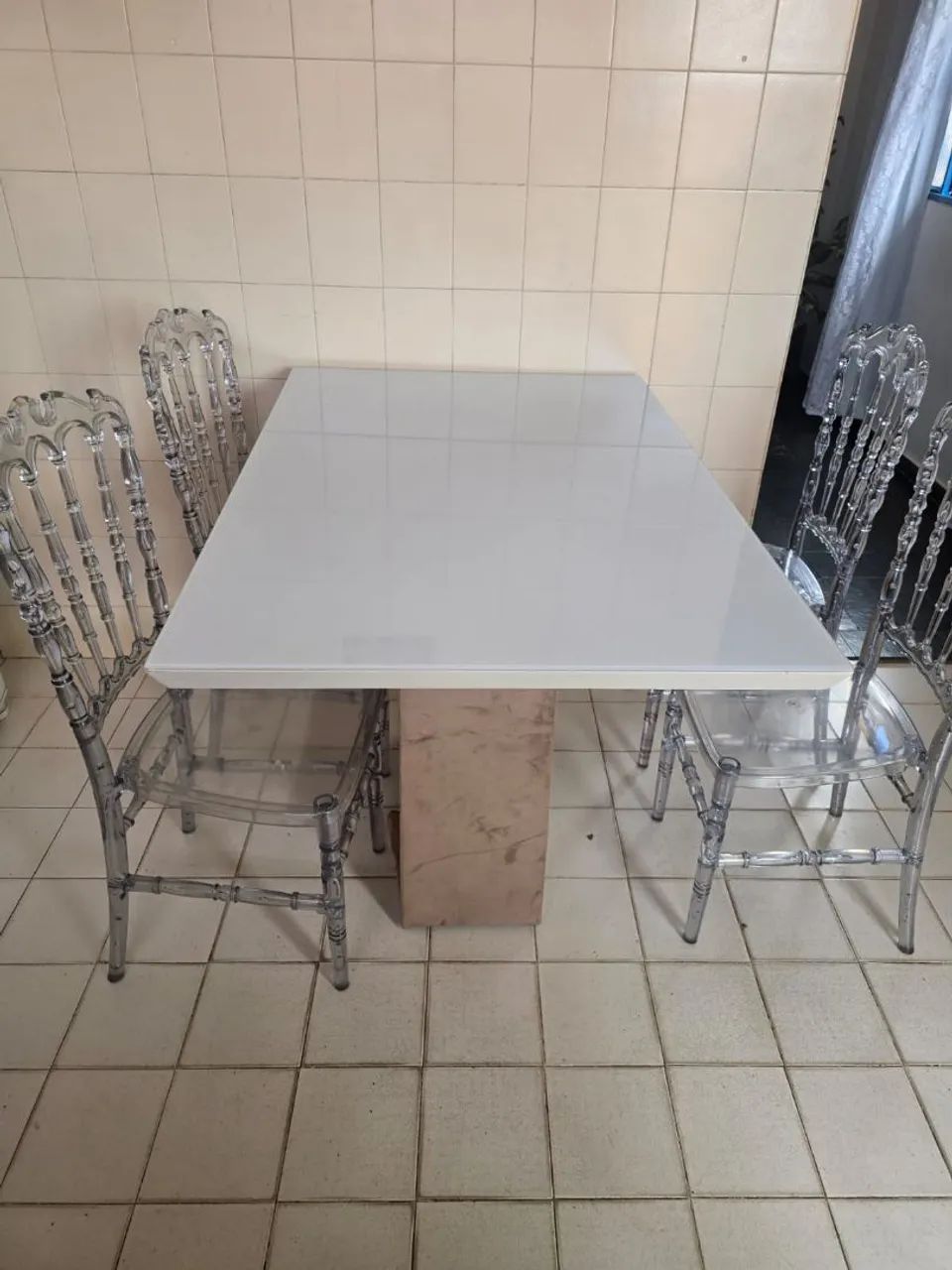 Mesa de vidro laqueada em MDF - Foto 2