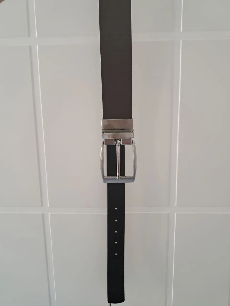 Cinto masculino MrCat Dupla face Marron/Preto