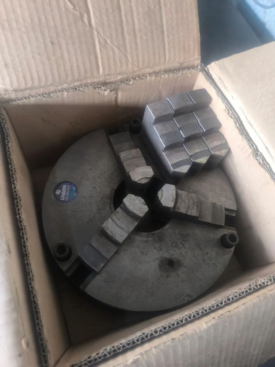 Placa para torno mecânico 10 polegadas  - Foto 5