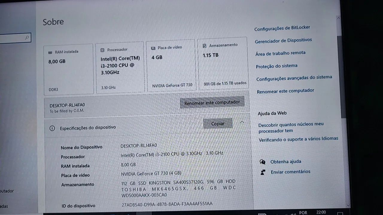 Computador completo com Mesa - Foto 3