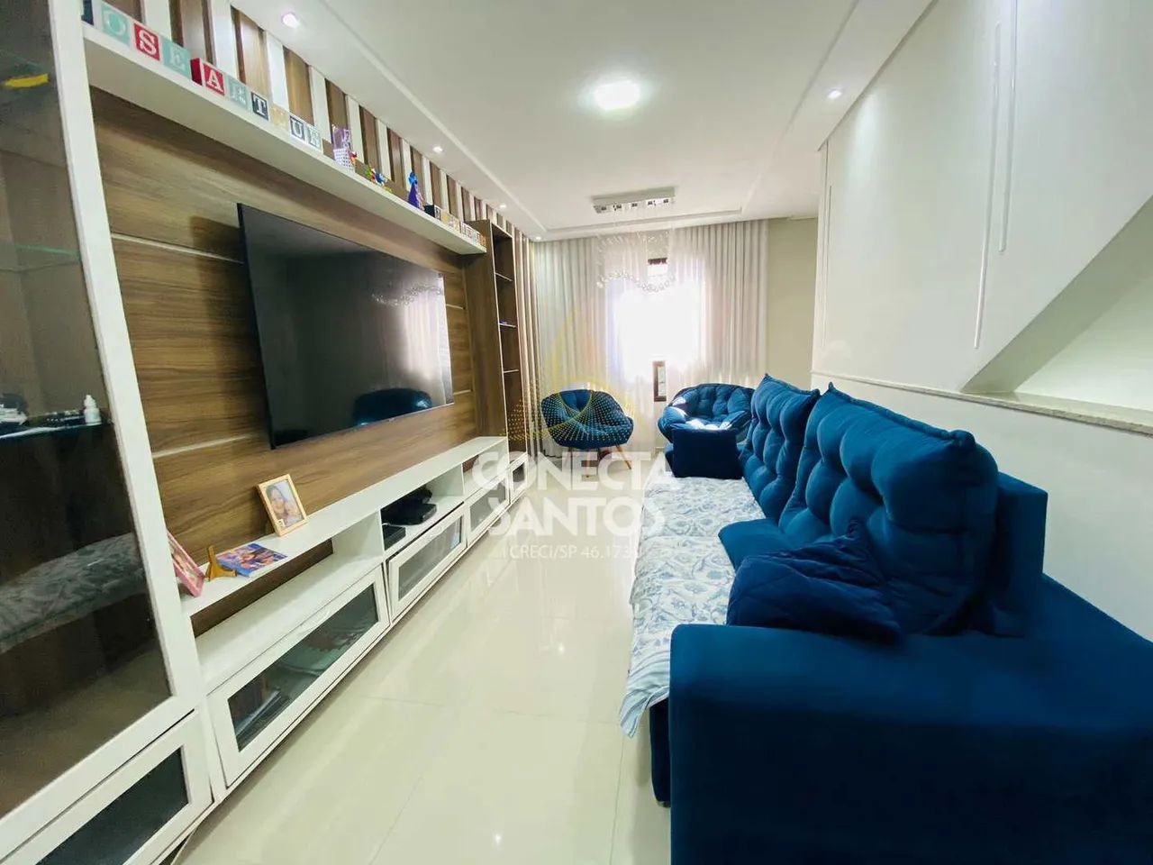 Casa 3 dorms com piscina em Santos Cod: 55