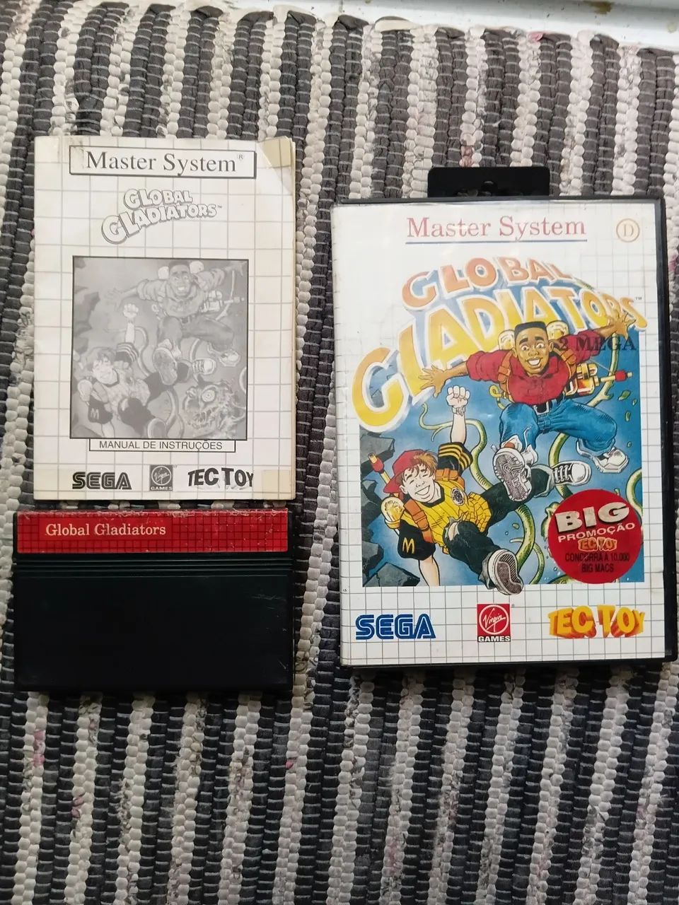 Jogo Master System Global Gladiators