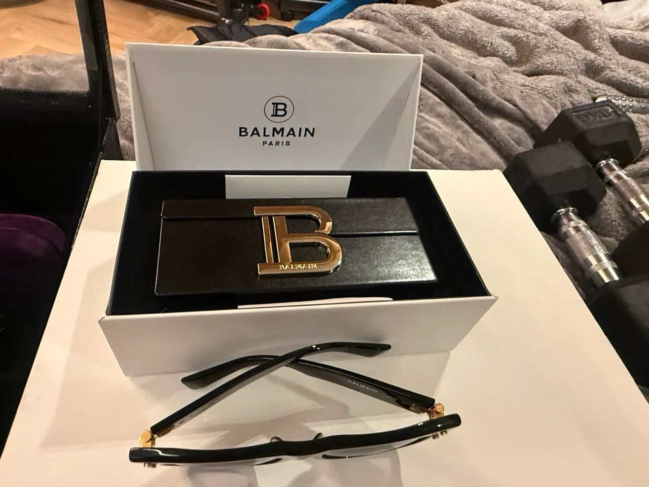 Óculos Balmain Paris Original Completo Caixa Certificado Luxo - Foto 4