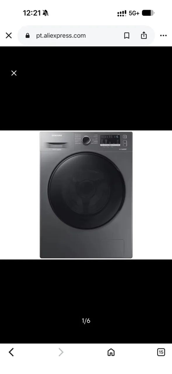 Máquina de lavar e secar Samsung 