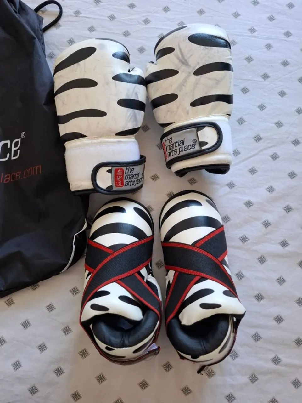 Luva e sapato kickboxing infantil masculino - Foto 4