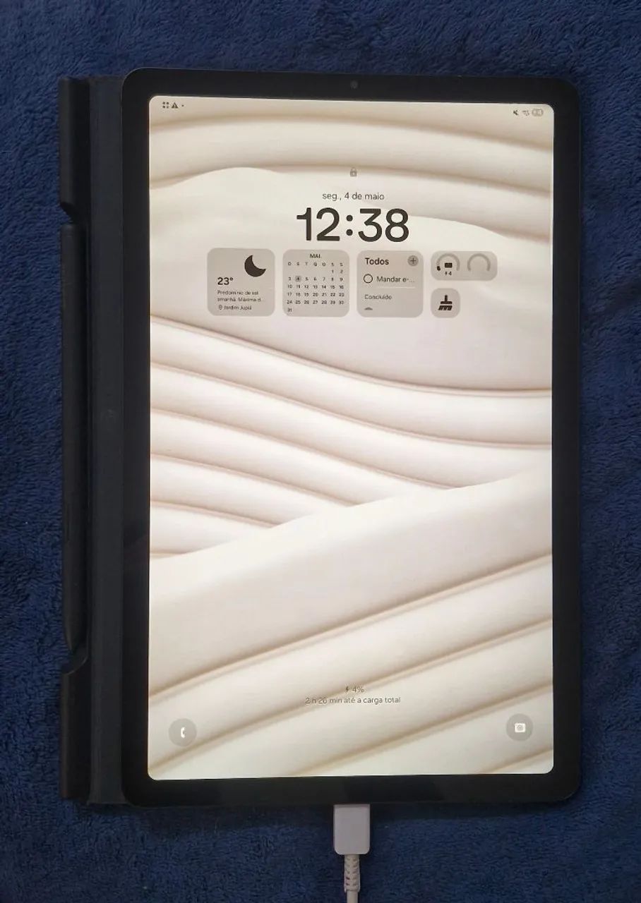Tablet Samsung Tab S6 Lite 64GB + Capa + Teclado + S Pen