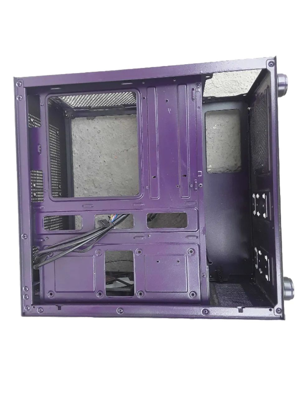 Gabinete de Computador Roxo com 1 Fan - Foto 4