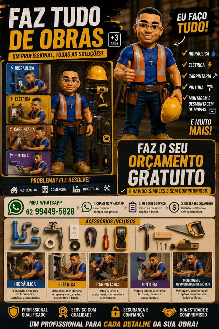 *?FAZ TUDO DE OBRAS* - Foto 4