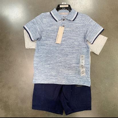 Kit com 3 peças calvin klein infantil