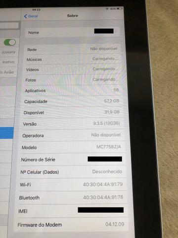IPad 2 64gb Wi-Fi e celular (ótimo estado) - Foto 2