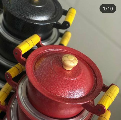 Jogo de panelas aluminio batido (5) peças APARTIR DE 179.90 faço entrega passa CARTÃO - Foto 3