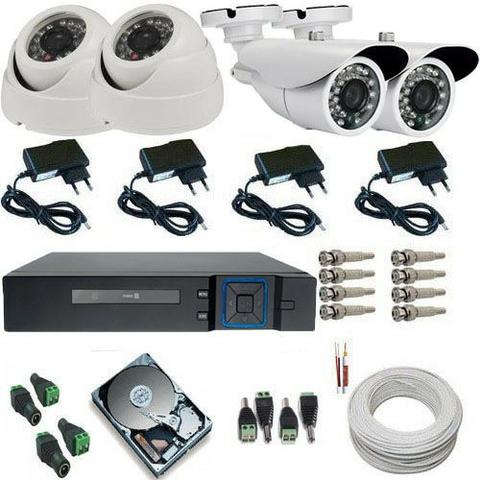 Kit com 4 cameras AHD 3.0pix + instalação ( 999,00 ) - Foto 2