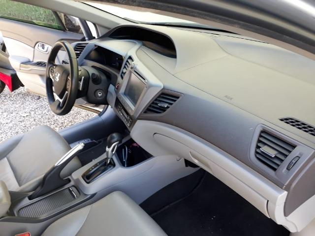 Honda Civic 2.0 LXR com kit multimídia original Honda 2013 - 2014 - Foto 11