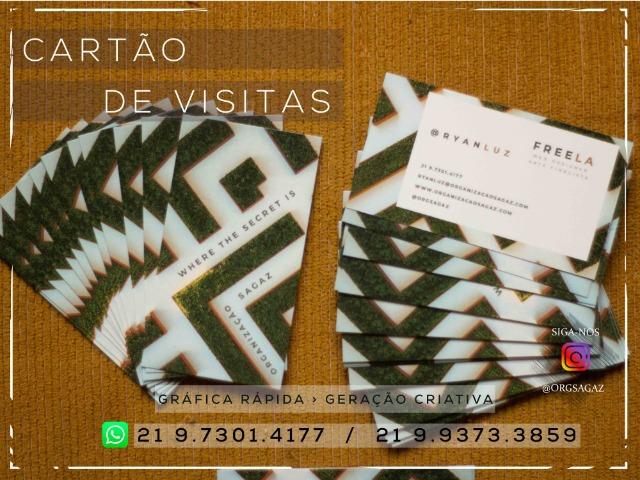 Cartão de visitas Couchê 300g - Foto 5