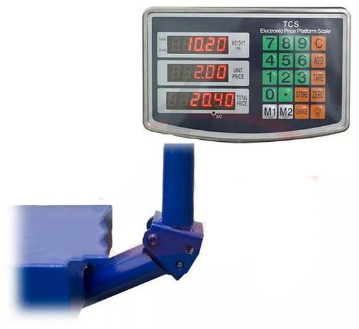 Balança Digital 300kg TCS com Plataforma Comercial Industrial Chão. Ydtech - SKU: 81876 - Foto 5