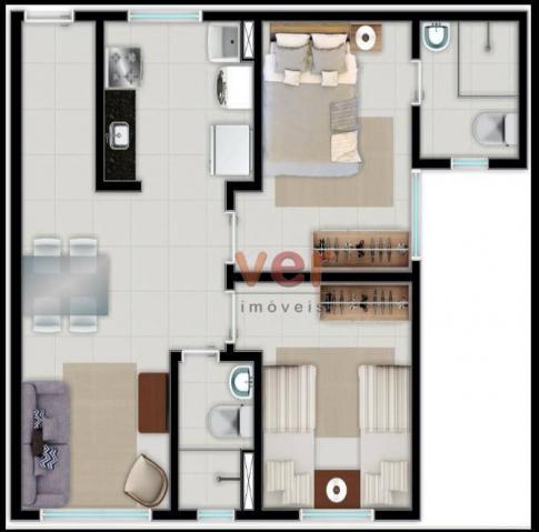 Apartamento à venda no centro da Caucaiapor R$ 124.990 - Padre Romualdo - Caucaia/CE - Foto 2