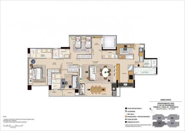 Sense Vertical Living - 115 a 151m² - Bairro Jardim das Acácias - Uberlândia, MG - Foto 16