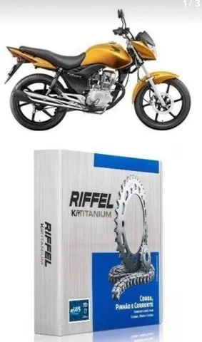 Kit Relação Titan Cg 150 2007 2008 2009 2010-2015 Original Riffel
