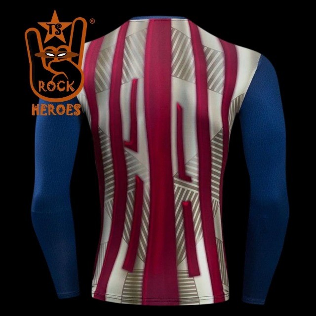 Camisa de Compressão Visão Manga Longa Rashguard Elastano - Foto 2