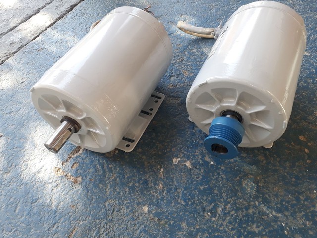 Motor elétrico trifásico para elevador automotivo.  - Foto 3