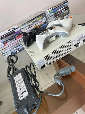 Xbox 360 Branco Primeira Geração (Destravado)