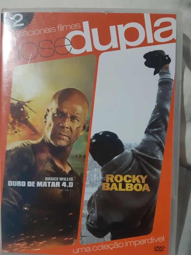 Dvd duplo: Duro de Matar 4.0 e Rocky Balboa