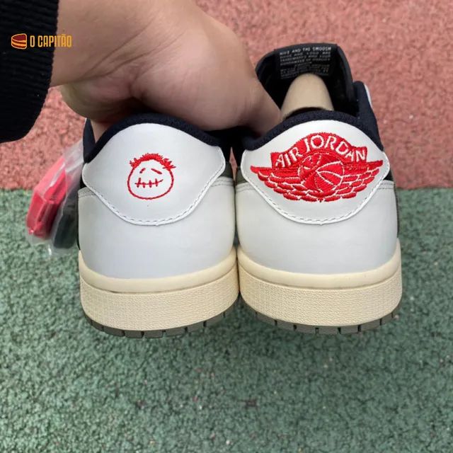 Air Jordan 1 Low  X Travis Scott "Olive - Foto 5