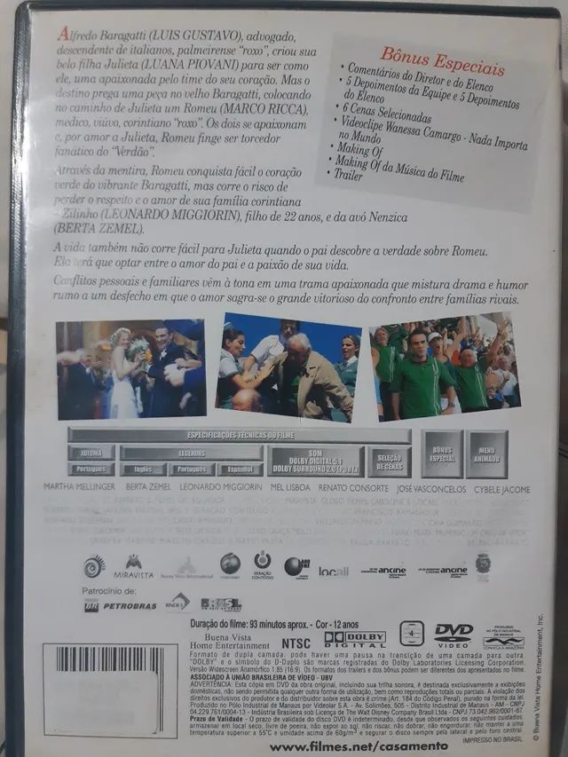 Dvd O casamento de Romeu e Julieta - Foto 3