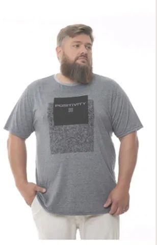 Camiseta moda maior SBA100% algodão  - Foto 4