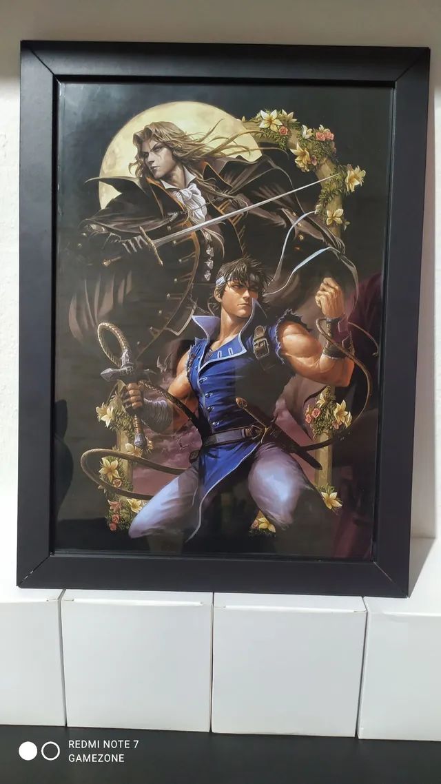 Quadro Castlevania Richter e Alucard