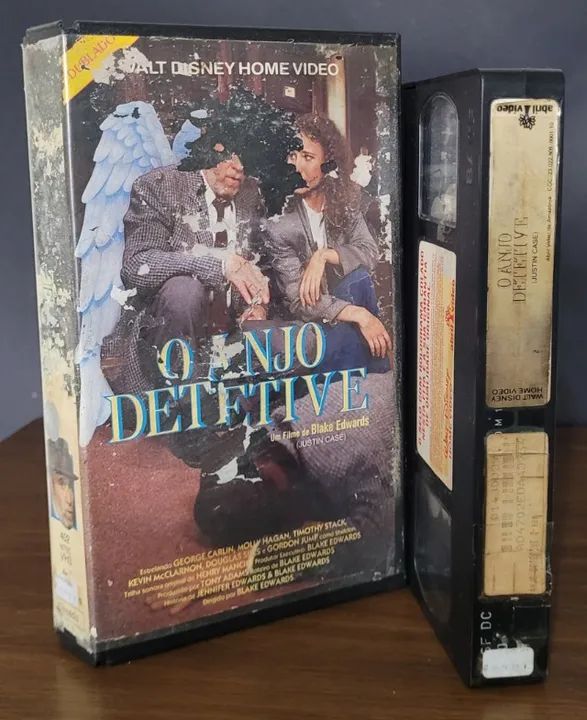 Antiga Fita VHS Filme O Anjo Detetive Dublado Disney