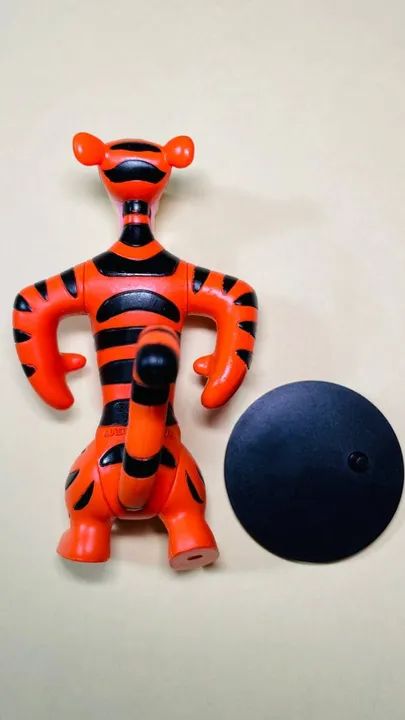 Tigrão da Turma do Ursinho Puff / Pooh - miniatura de 9 cm de altura (excelente estado) - Foto 2