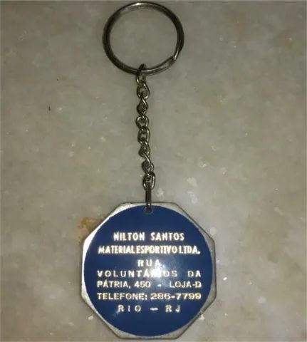 Chaveiro Nilton Santos raridade - Foto 2