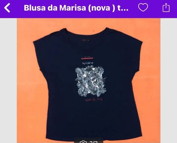 2 blusas de viscose ( loja Marisa ) - Foto 3