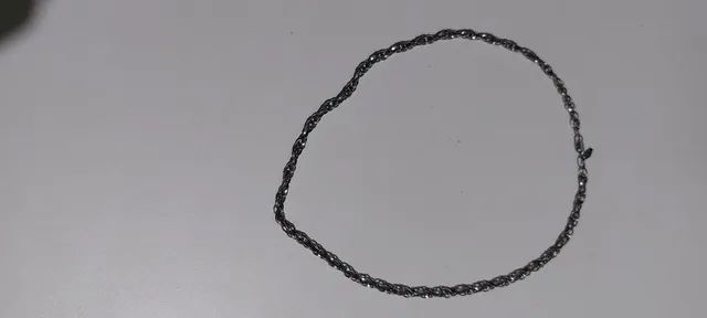 Colar masculino aço inox 50,5cm. - Foto 2