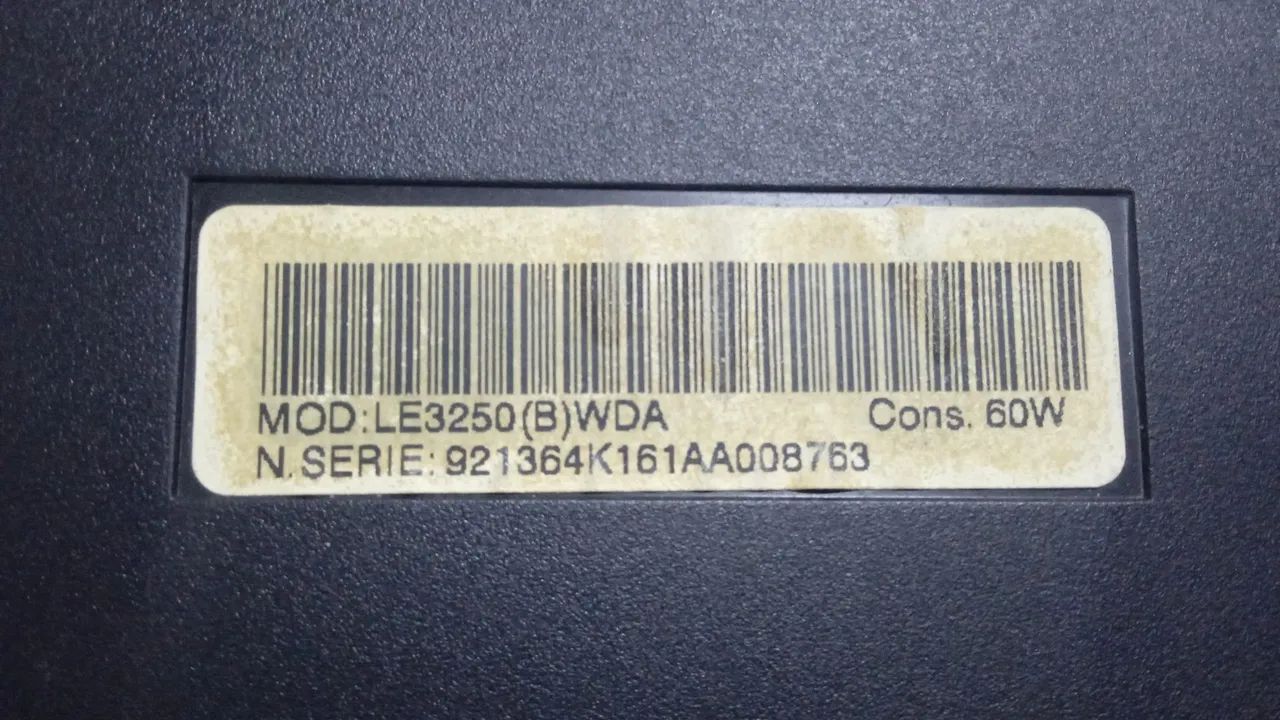 TV LED STI 32" LE3250 com defeito - Foto 4