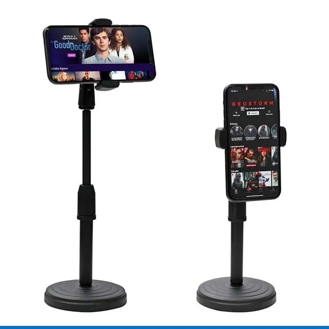 Suporte Tripé Celular Smartphone Mesa Portátil 360 Universal