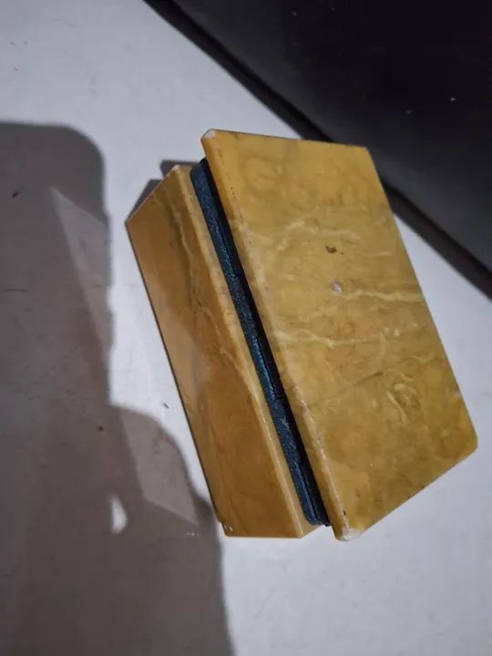 Porta joias alabastro.